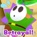 Green Shy Guy "Betrayal!"