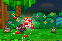 The special move Smooch in Paper Mario
