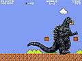 Godzilla in mario world
