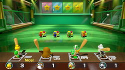 All-Star Swingers minigame from Super Mario Party