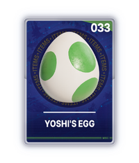 The Yoshi's Egg card from The Super Mario Galaxy Movie Collectible Cards