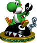 Artwork of Yoshi from Mario Party 5.