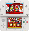The "Mario Hanafuda" system theme for the Nintendo 3DS.