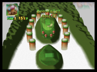 The twelfth hole of Boo Valley from Mario Golf (Nintendo 64)