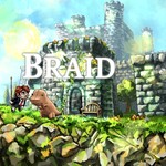 Button for indie puzzle-platform game Braid from IGN