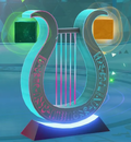 A Swap Harp that switches gold into rubber and vice versa.