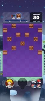 Stage 1225 from Dr. Mario World