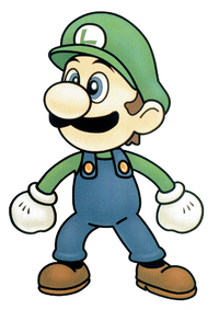 Super Smash Bros. artwork: Luigi