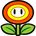 Sprite of a Fire Flower item from Mario Golf: World Tour.