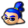 Male Inkling's head icon in Mario Kart 8 Deluxe.