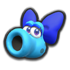 Light-Blue Birdo's head icon in Mario Kart 8 Deluxe.
