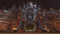 Bowser's Castle in Mario Kart 8