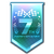 The Today's Challenge version of the 7th anniversary badge from Mario Kart Tour