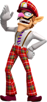 Waluigi (Bus Driver) from Mario Kart Tour