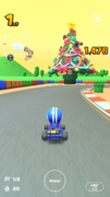 SNES Mario Circuit 3: At the last curve before the finish line