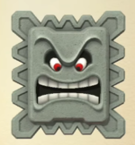 A Thwomp in Mario Party Superstars
