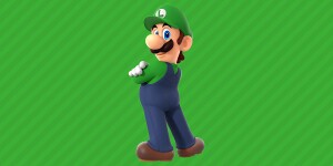 Artwork of Luigi shown with the result of the Mushroom Kingdom Best Bud Quiz.
