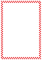 Red checkered border