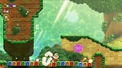 The second 10-flower coin in Piranha Plants on Parade in Super Mario Bros. Wonder