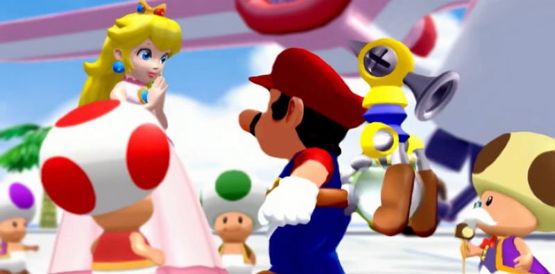 File:SMS Princess Peach congratulates Mario HD.jpg