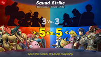 Squad Strike mode in Super Smash Bros. Ultimate