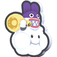 Cloud Nabbit Standee from Super Mario Bros. Wonder