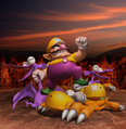 Wario after defeating two Magons and a Cractyl