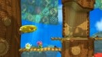 Location of the second Smiley Flower in Bounceabout Woods, from Yoshi's Woolly World.