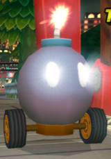 A Bob-omb Car from Mario Kart Wii