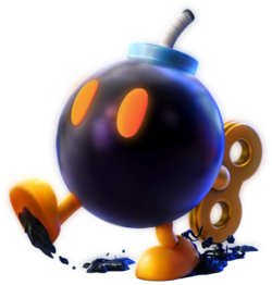 Artwork of a Bob-omb from Mario + Rabbids Sparks of Hope