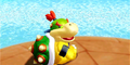 Bowser Jr. telling his father that he wants to fight Mario again.