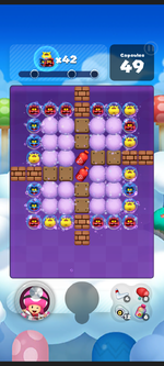 Stage 166 from Dr. Mario World