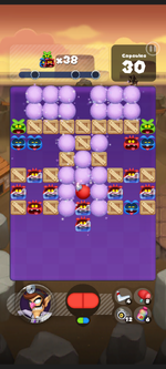 Stage 215 from Dr. Mario World