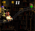 The Kackle with a blue bandana in Donkey Kong Country 2: Diddy's Kong Quest