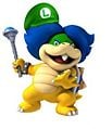 This is me trying on my new Luigi hat