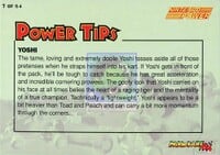One of the Mario Kart 64 Collectible Trading Cards.
