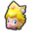 Baby Peach's head icon in Mario Kart 8