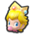 Baby Peach's head icon in Mario Kart 8