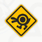 A sticker in Mario Kart World