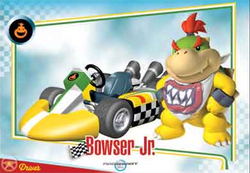 Bowser Jr.'s Mario Kart Wii trading card
