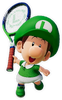 Artwork of Baby Luigi from Mario Tennis Fever
