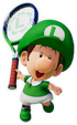 Artwork of Baby Luigi from Mario Tennis Fever