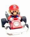 A figurine of Mario from Mario Kart DS driving the Standard MR