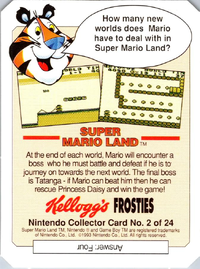One of the Nintendo Collector Cards.