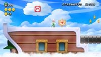 Luigi sighting in All Aboard! in New Super Luigi U