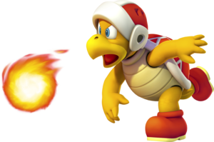 Fire Bro in New Super Mario Bros. U