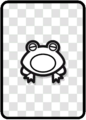 Unpainted Frog Suit card