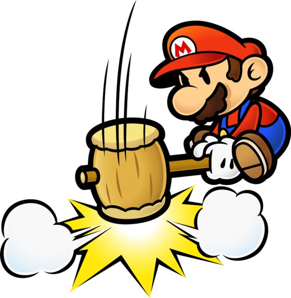 File:PMTTYD Mario Swinging Hammer Artwork.png
