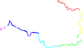 The full map with each section separated by color