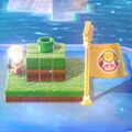 Screenshot of the level icon of Captain Toad Makes a Splash in Super Mario 3D World